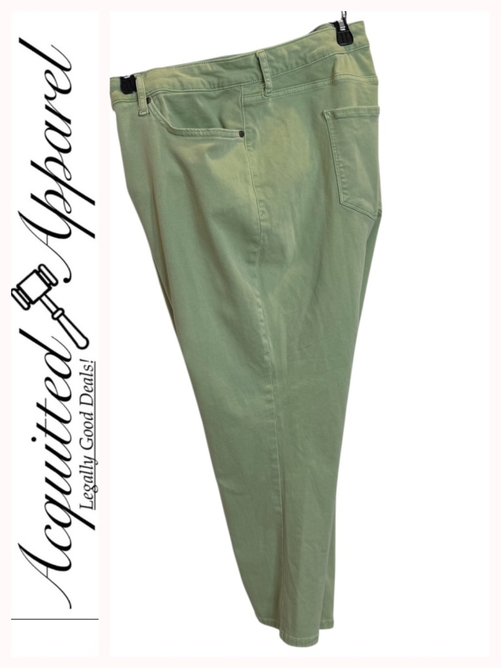 A.N.A a new approach Light Olive High Rise Skinny Ankle Pants 24W